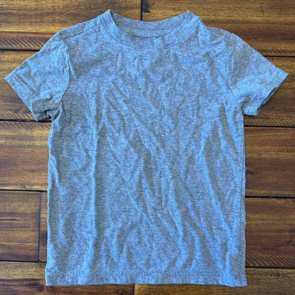 Cat & Jack kids Gray Crew Neck T-Shirt